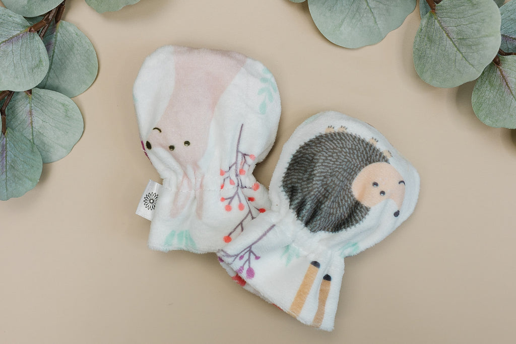 Wild Animals Baby Mittens