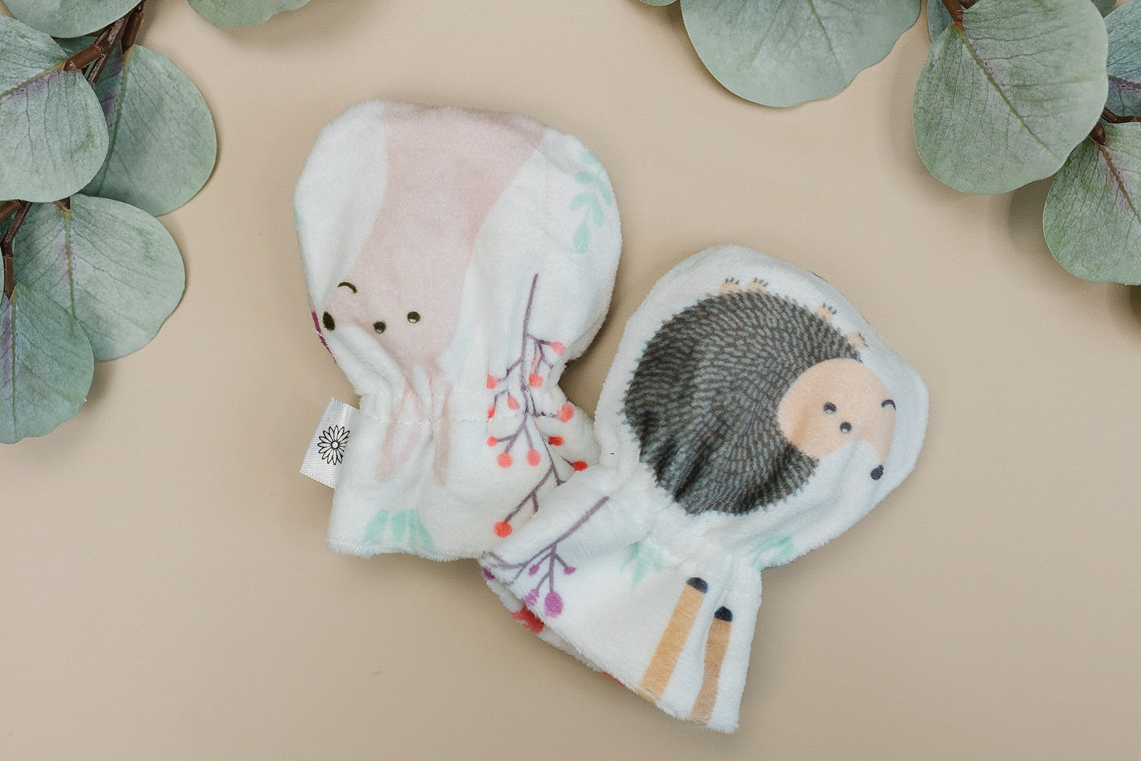 Wild Animals Baby Mittens