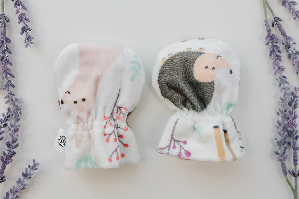 Wild Animals Baby Mittens
