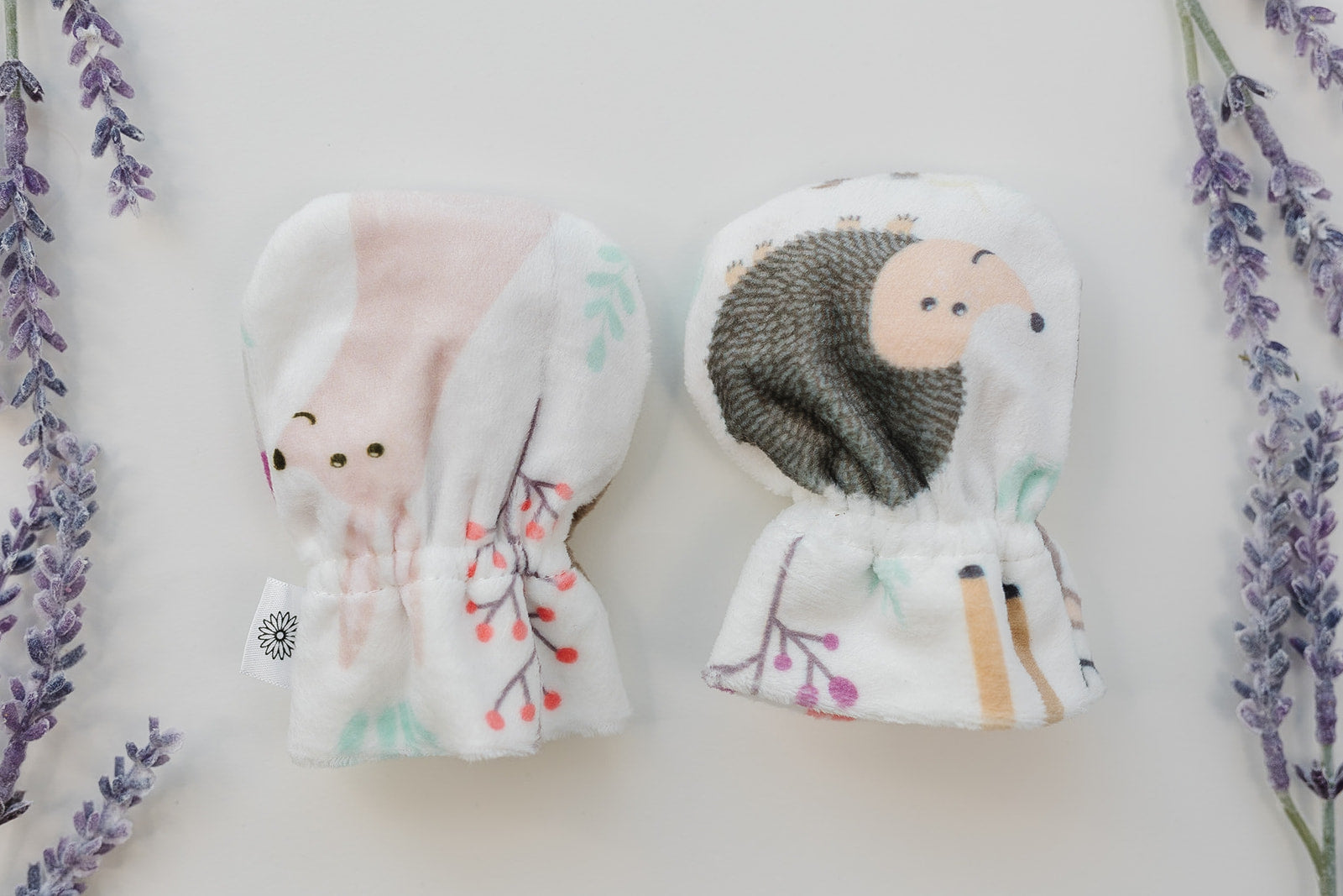 Wild Animals Baby Mittens