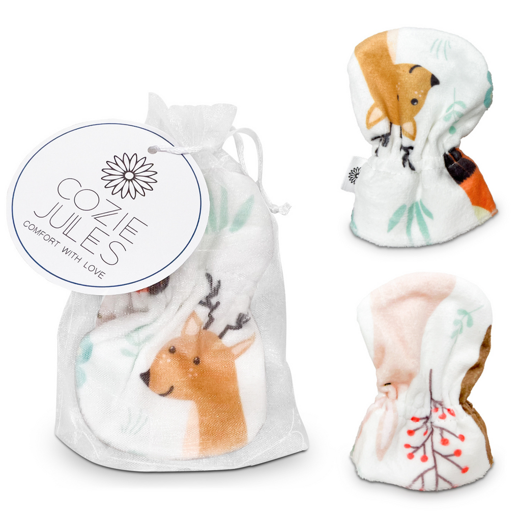 Wild Animals Baby Mittens