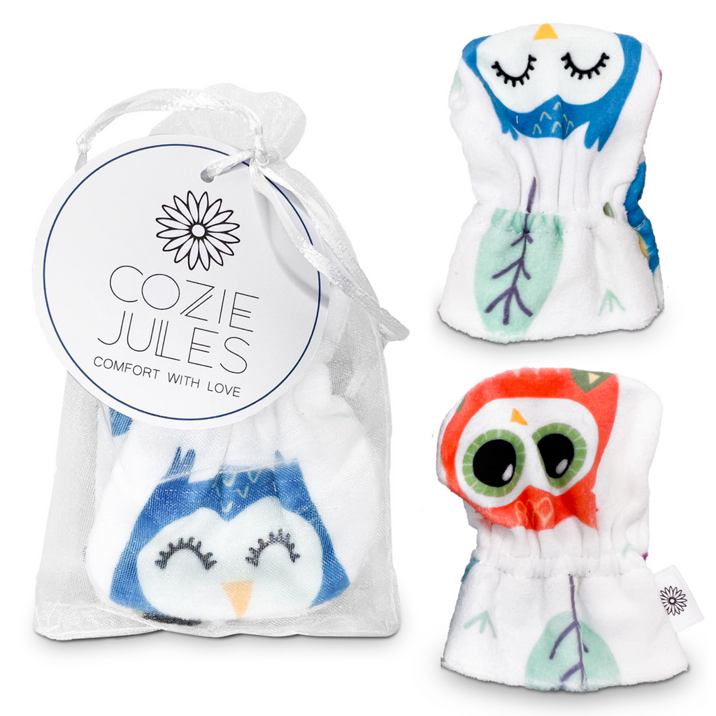 Owls Baby Mittens